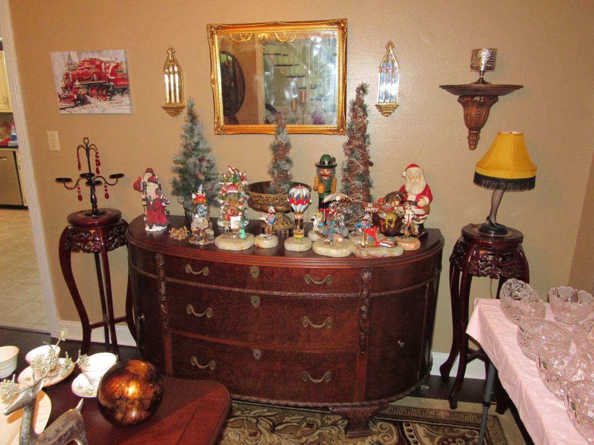 Beautiful burled walnut sideboard
