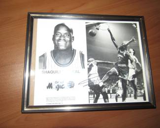 Shaq autographed photo