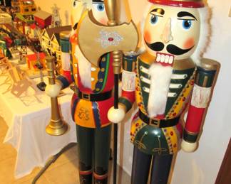 Vintage heavy human size nutcracker men