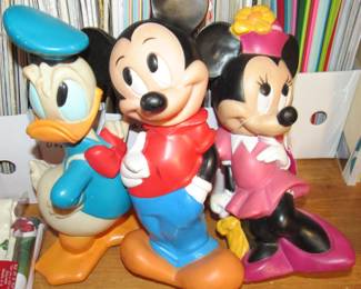 Disney hard rubber banks
