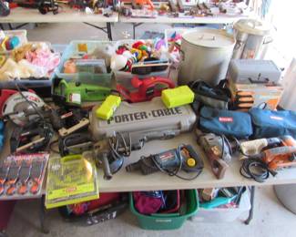 Lots of quality power tools