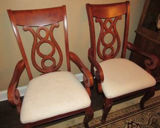 2 of 8 chairs