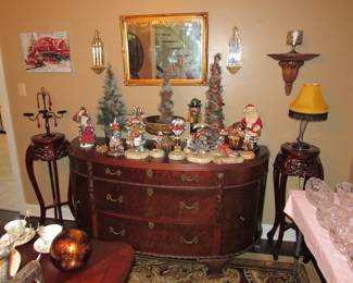 Beautiful burled walnut sideboard