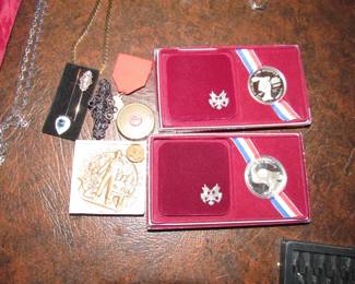 Commemorative silver dollars