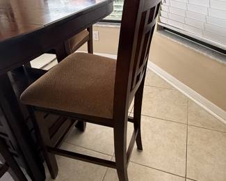 Bar Height Table and Chairs