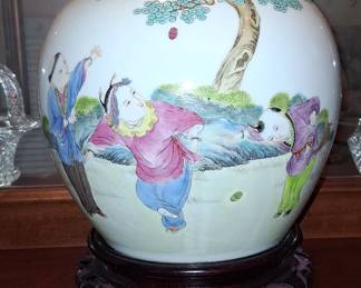 Asian vase
