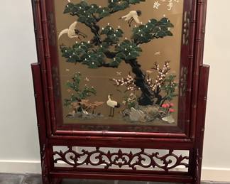 Evergreen Pine & Cypress Jade Tree 2-Sided Screen