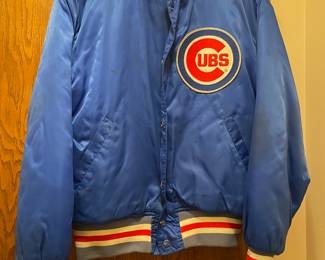 Vintage Cubs Satin Bomber Jacket