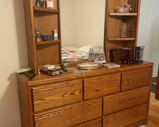 Dresser with Mirror matches King Bedroom Set