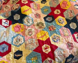 Vintage Handmade Child's Blanket, very nice!