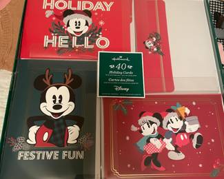 Vintage Disney Christmas Card Set