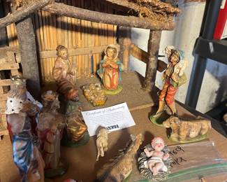 Vintage Made in Italy Nativity Set