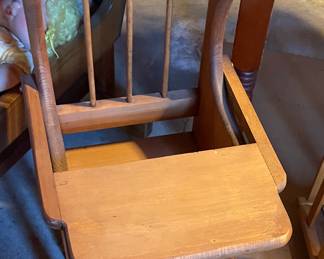 Vintage Handmade Doll High Chair