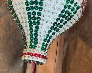 Vintage Handmade Air Balloon Santa, very nice