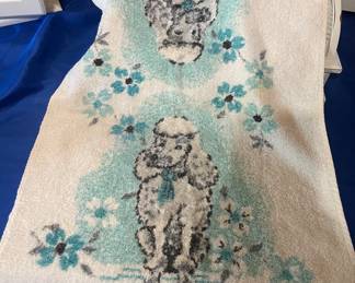 Vintage Frenchie Poodle Towels