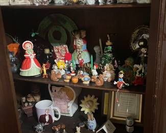 So Many Vintage Figurines