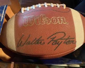 Vintage Wilson Football Factory signed by Walter Payton