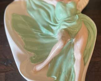 Vintage Ceramic Pin Up Girl Ashtray