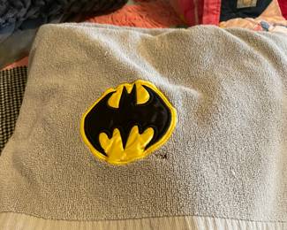 Vintage Batman Bath Towels