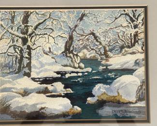 Charles T. Bowling, Watercolor 1963 #4
(Am. 1897-1985)