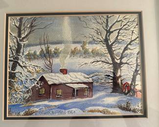 Charles T. Bowling, Watercolor 1963 #3
(Am. 1897-1985)