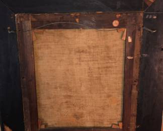 Back of picture 