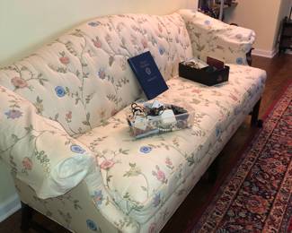 Sherrill camelback sofa 