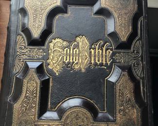 Another big beautiful old Bible with illustrations 