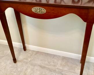 Bombay Company Cherry Finish Wooden Hall Entryway Table