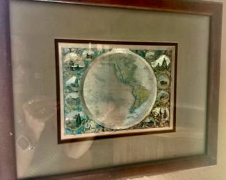 Map of the Western Hemisphere 1850