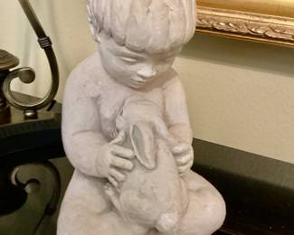 Austin Sculpture “Boy and Rabbit “