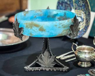 $400 - French art glass by Schneider