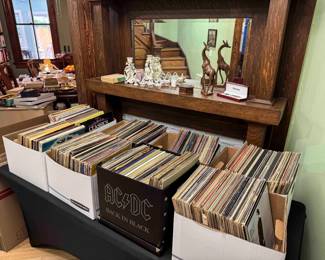 Over 400 vinyl records! 
