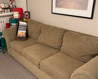 Sleeper sofa, great neutral color