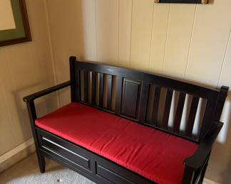 Bench with storage 