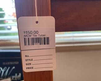 MCM Tile Table 