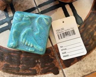 Pewabic Griffin Tile