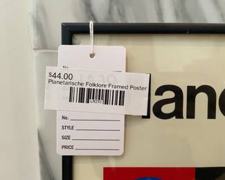 Planetarische Folklore Framed Poster 
