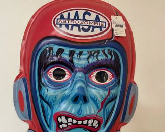 Astro Zombie Mask Wall Art