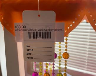 American Girl Doll Julie Canopy Bedroom Set 