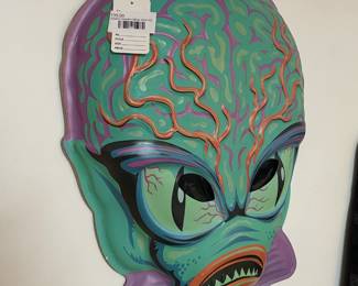 Space Invader Mask Wall Art 