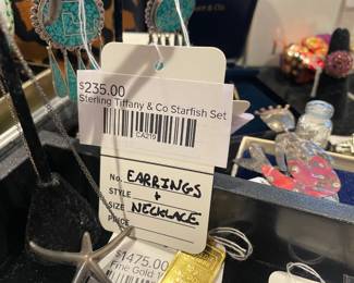 Sterling Tiffany & Co Starfish Set 
