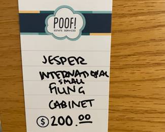 Jesper International Small Filing Cabinet 