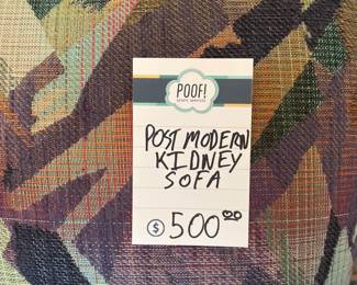 Post Modern Kidney Sofa