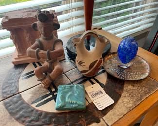 Pewabic Griffin Tile