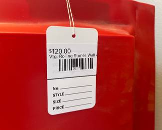 Vtg Rolling Stone Wall Art 