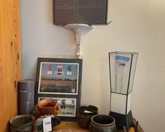 Contemporary Art Glass Table 