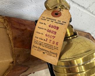 brass fire extinguisher 