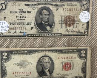 vintage money