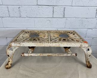 Vintage cast iron gas stove